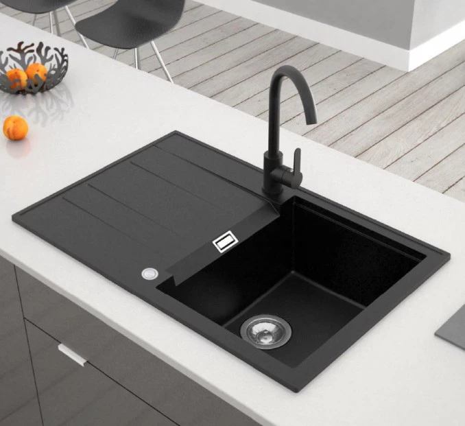 Granitna sudopera MILO AVANGARD 58x46 Lava stone sa sifonom AVA.L.1KKO