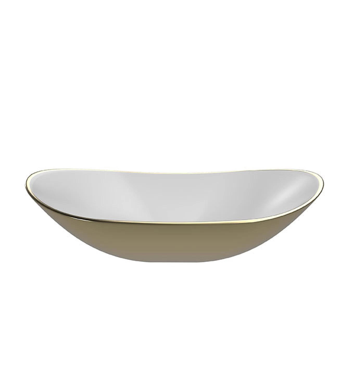 Lavabo COPEN nadgradni 615x360x155mm zlatno bijeli C-15-200