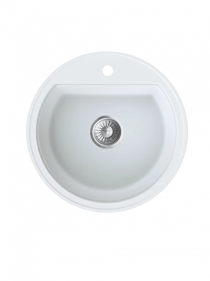 Granitna sudopera MILO ESSENCE O51 Magnesia white sa sifonom ESS.M.1KBO