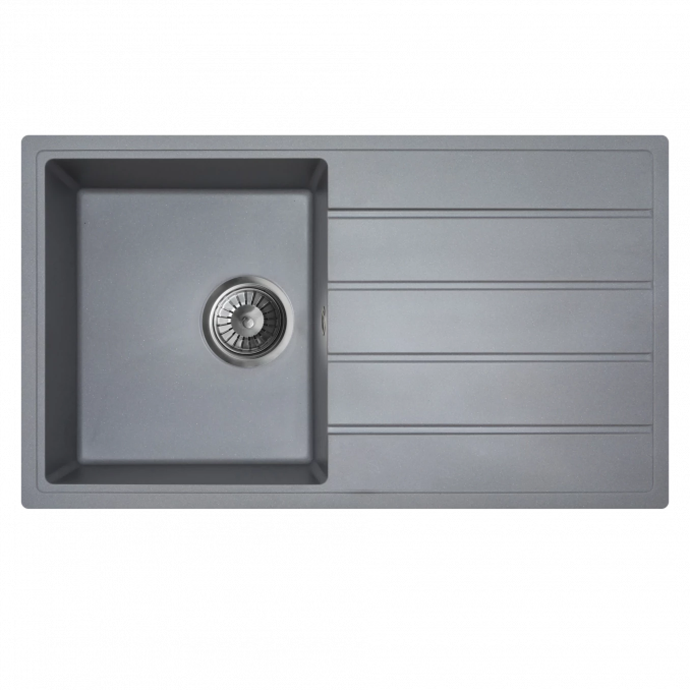 Granitna sudopera MILO METRO 76x44 Diamond grey sa sifonom MET.D.1KDO