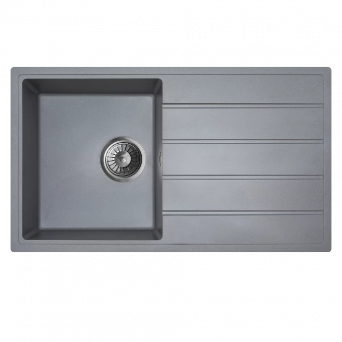 Granitna sudopera MILO METRO 76x44 Diamond grey sa sifonom MET.D.1KDO