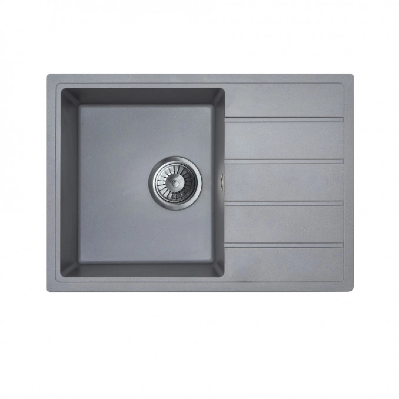 Granitna sudopera MILO METRO 62x44 Diamond grey sa sifonom MET.D.1KKO
