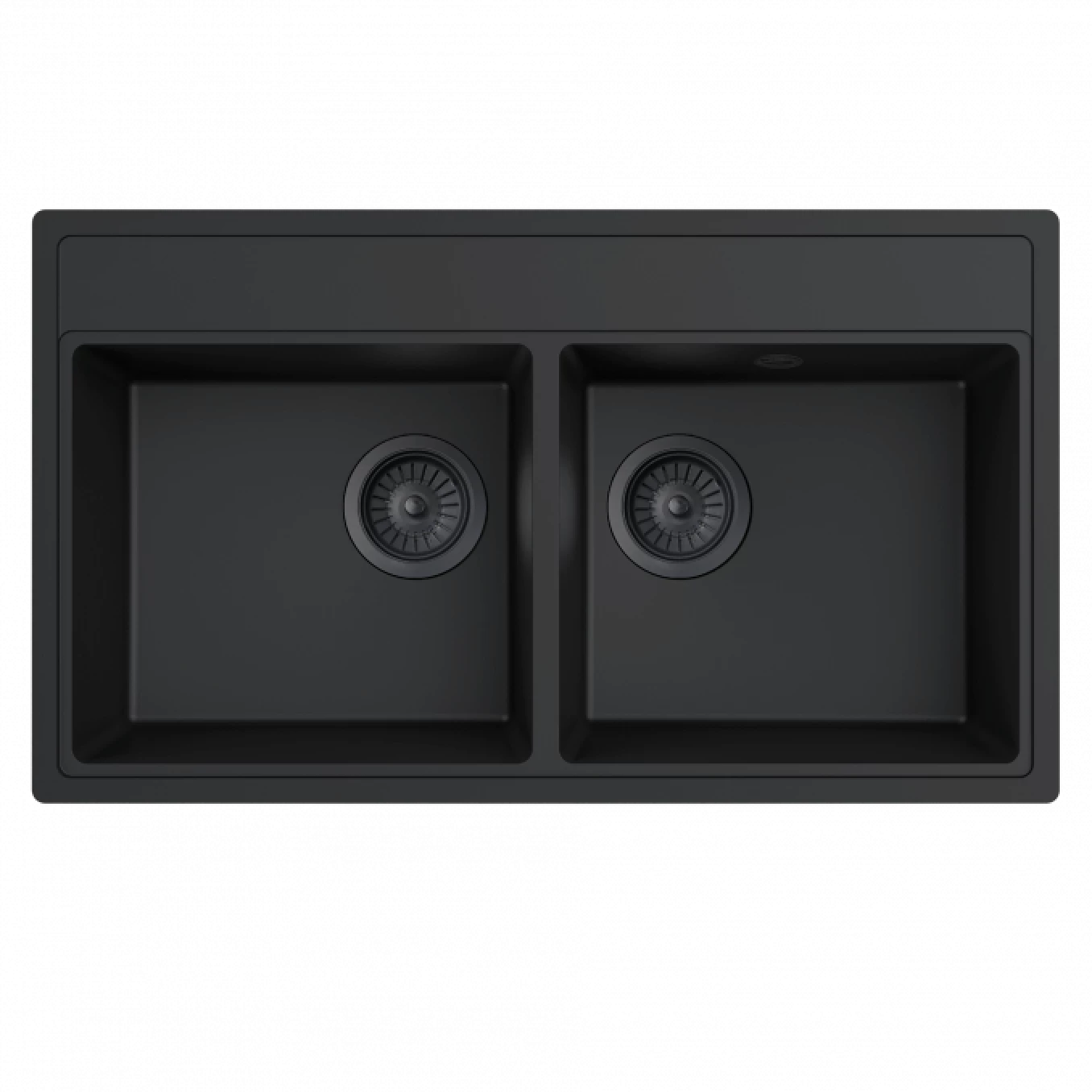 Granitna sudopera MILO METRO 76x44 Lava stone sa sifonom dupla MET.L.2KBO