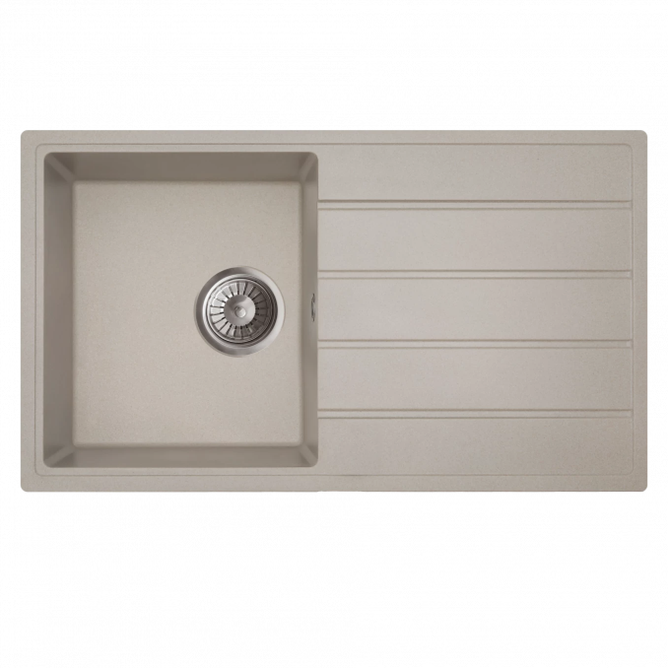 Granitna sudopera MILO METRO 76x44 Pure sand sa sifonom MET.P.1KDO
