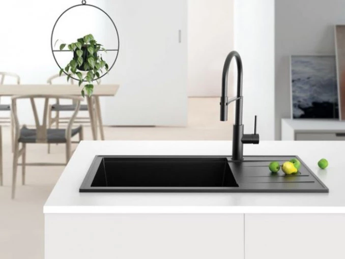 Granitna sudopera MILO RETTO 78x46 Lava stone sa sifonom RET.L.1KDO