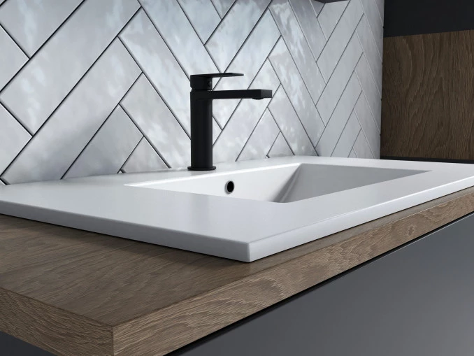 Baterija COPEN NOOK za lavabo mat crna C-01-100MB