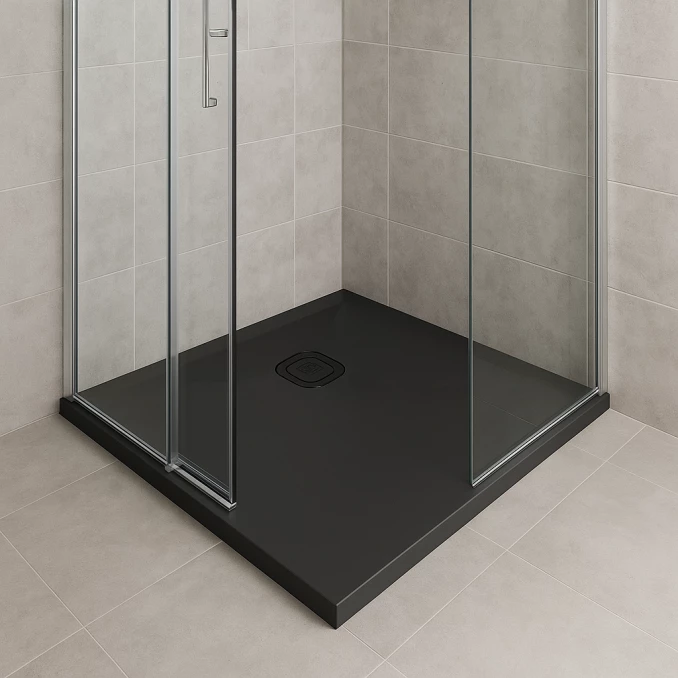 Tuš kada FORMAT AMALFI 90x90 BLACK