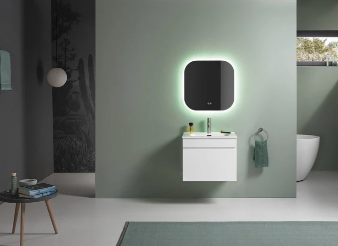 Toaletni ormaric UNILINE LUMA 60cm sa lavaboom 613x464x480 UL600SW