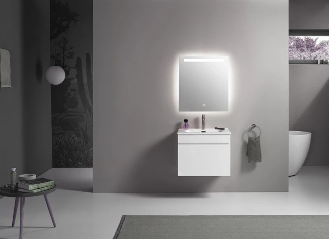 Toaletni ormaric UNILINE LUMA 60cm sa lavaboom 613x464x480 UL600SW