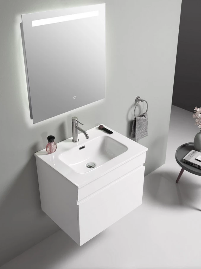 Toaletni ormaric UNILINE LUMA 60cm sa lavaboom 613x464x480 UL600SW