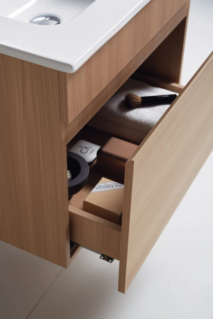 Toaletni ormaric UNILINE LUMA 60cm BRW sa lavaboom 613x464x480 UL600BRW