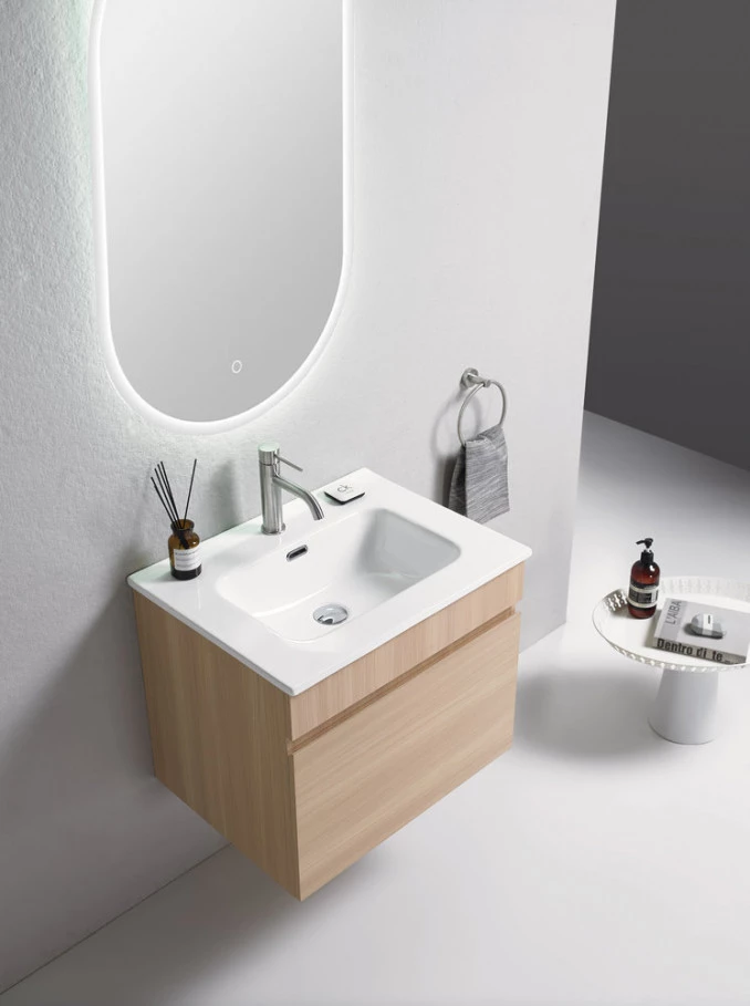 Toaletni ormaric UNILINE LUMA 60cm BRW sa lavaboom 613x464x480 UL600BRW