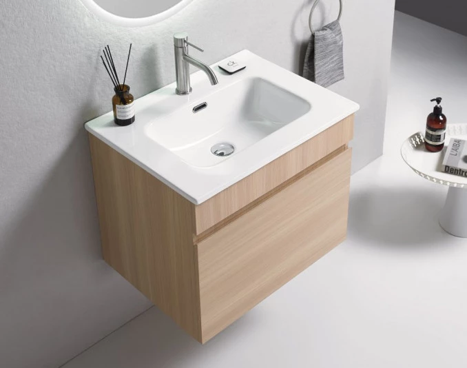 Toaletni ormaric UNILINE LUMA 60cm BRW sa lavaboom 613x464x480 UL600BRW