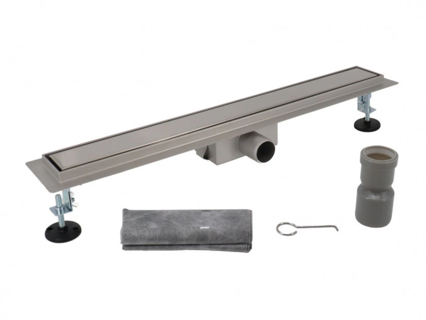 Tuš kanalica 60cm PROFIL M ROCK brushed sa ispunom za keramiku PMR-600CR
