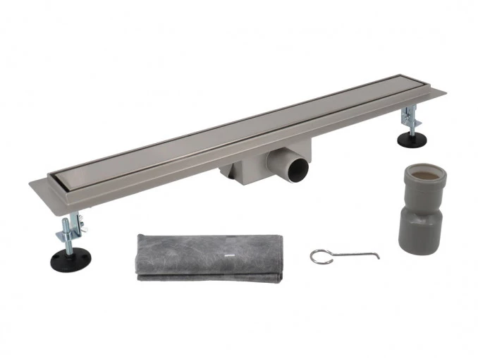 Tuš kanalica 60cm PROFIL M ROCK brushed sa ispunom za keramiku PMR-600CR
