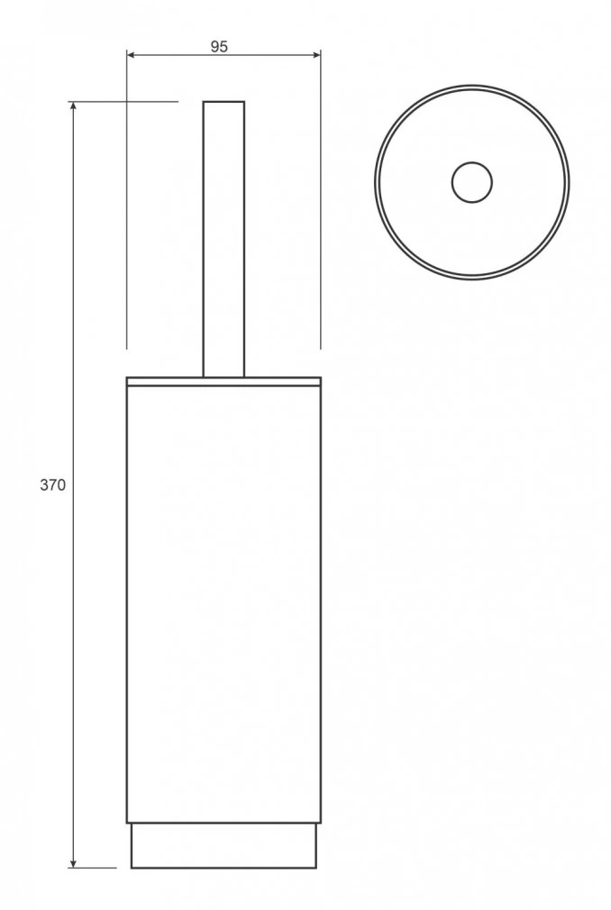 WC cetka COPEN matt black C-07-105-MB