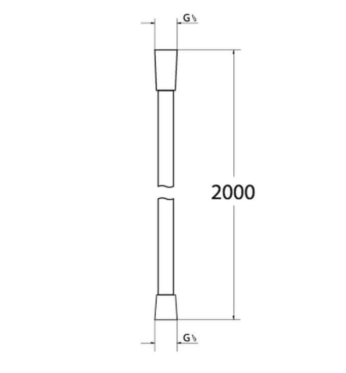 Tuš crijevo COPEN METAFLEX 2000mm C-07-7012