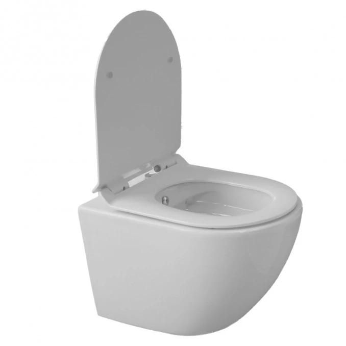 WC šolja konzolna OPTIMO rimless sa duroplast soft close WC daskom i bide funkcijom KSF002