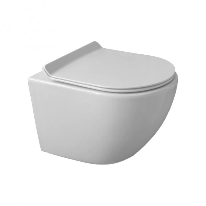 WC šolja konzolna OPTIMO rimless sa duroplast soft close WC daskom i bide funkcijom KSF002