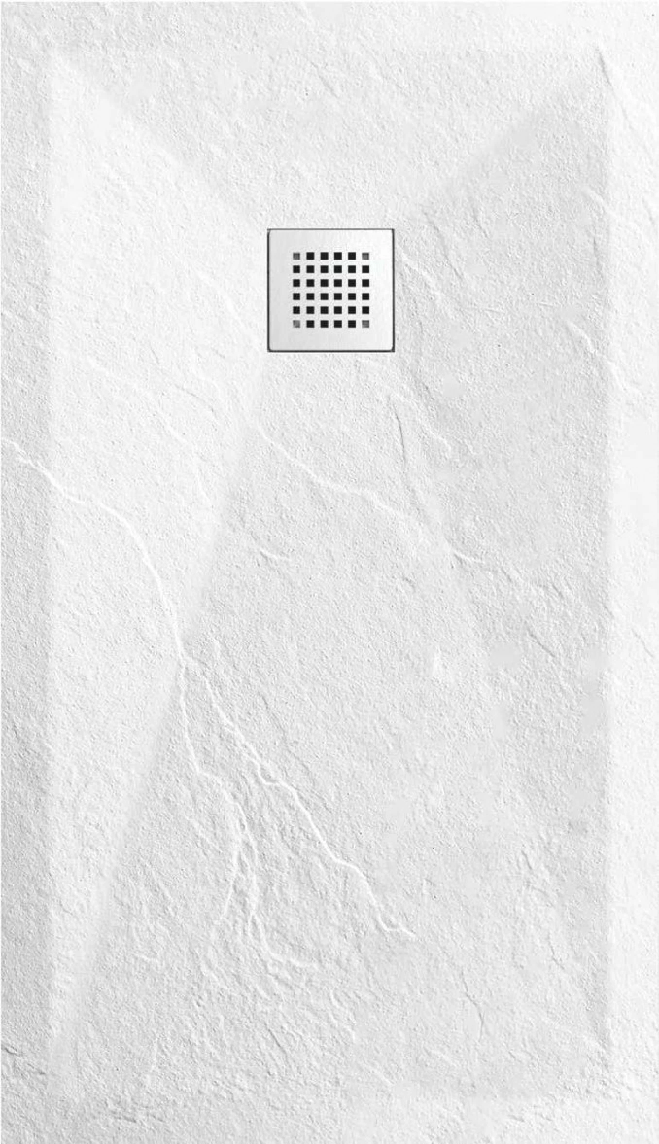 Tuš kada kvadratna 120x80x25 COPEN SLATE WHITE sa rešetkom C-11-128W