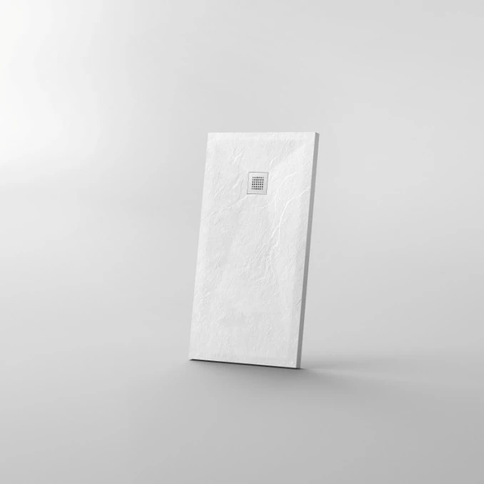 Tuš kada kvadratna 140x80x25 COPEN SLATE WHITE sa rešetkom C-11-148W