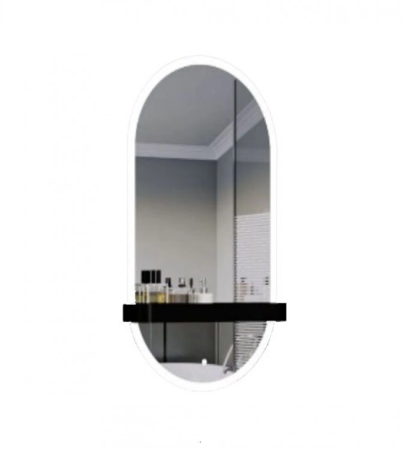 VISTA metalna polica crna 50cm VST0500.MS