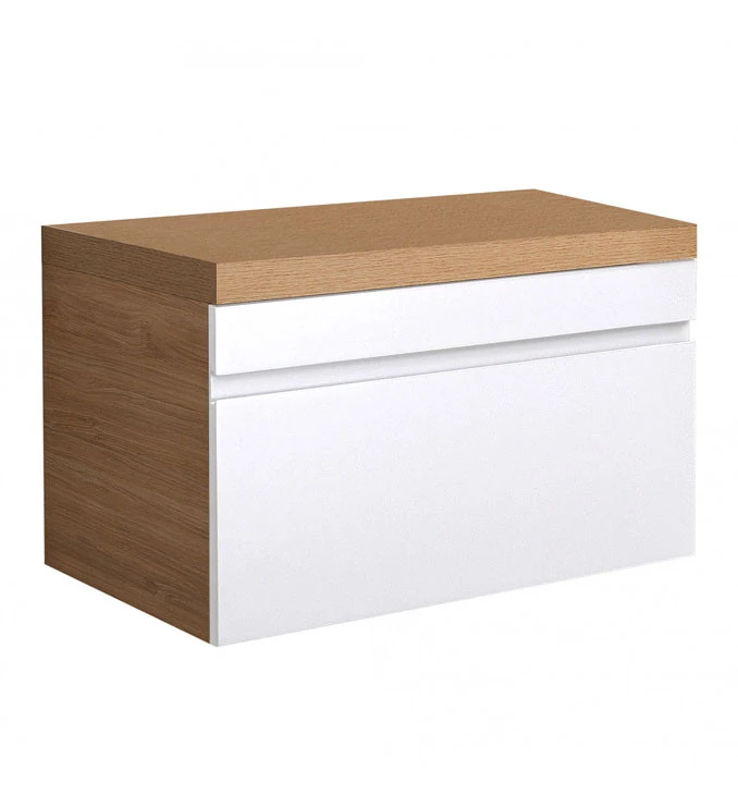Toaletni ormaric NOTTE 80cm bez nadgradnog lavaboa NTT0800.BS oak (hrast) - white