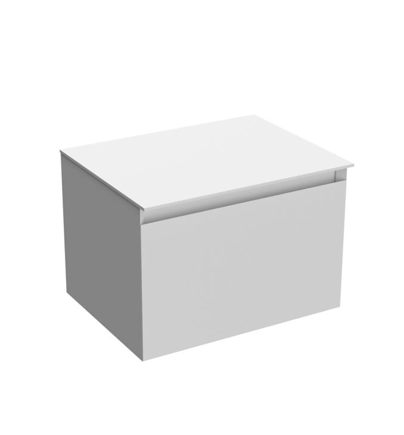 Toaletni ormaric TISA 60cm sa bijelom nadgradnom plocom TSA0600.BS white