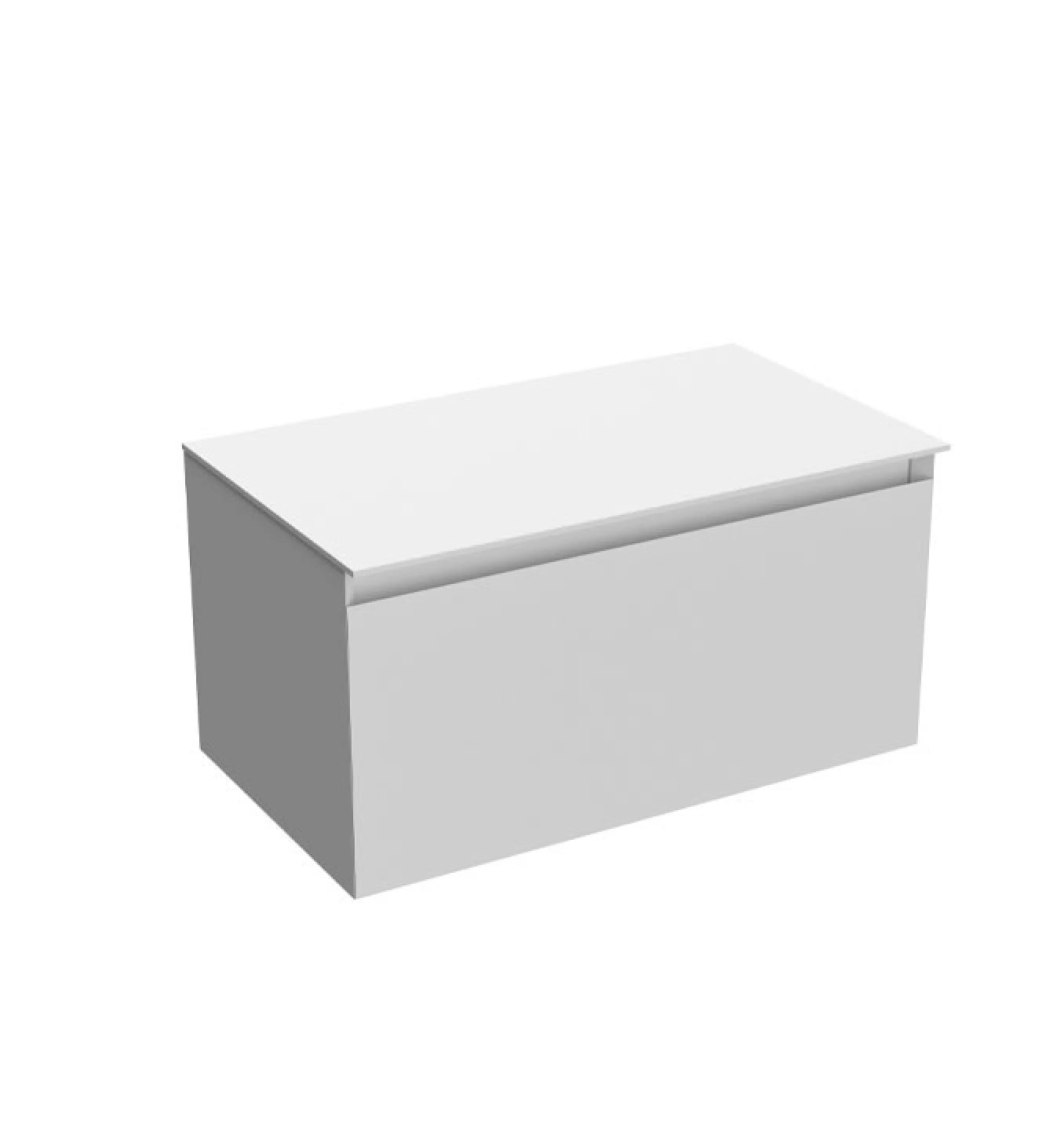 Toaletni ormaric TISA 80cm sa bijelom nadgradnom plocom TSA0800.BS white