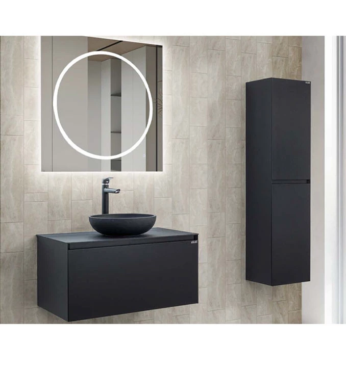 Toaletni ormaric TISA 60cm sa crnom nadgradnom plocom TSA0600.BS black