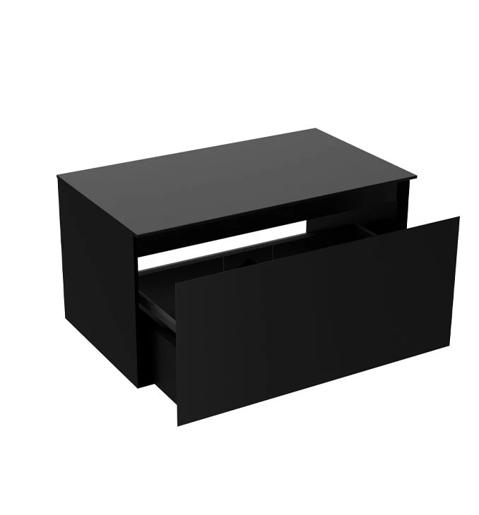 Toaletni ormaric TISA 80cm sa crnom nadgradnom plocom TSA0800.BS black