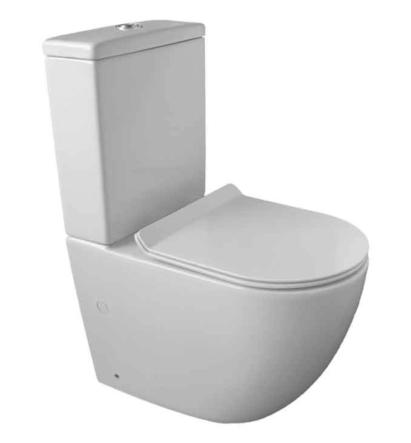 Monoblok OPTIMO rimless bide funkcija sa duroplast soft close wc daskom MBF002