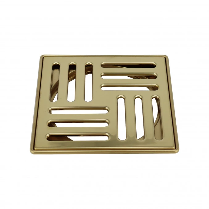 Podna rešetka PROFIL M 150x150 gold PMSQ-150BG