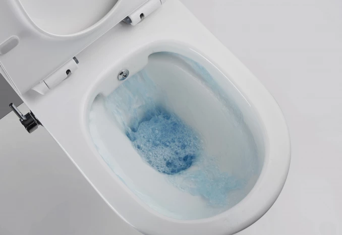 WC šolja konzolna OPTIMO rimless sa duroplast soft close WC daskom i bide funkcijom TH KSF003