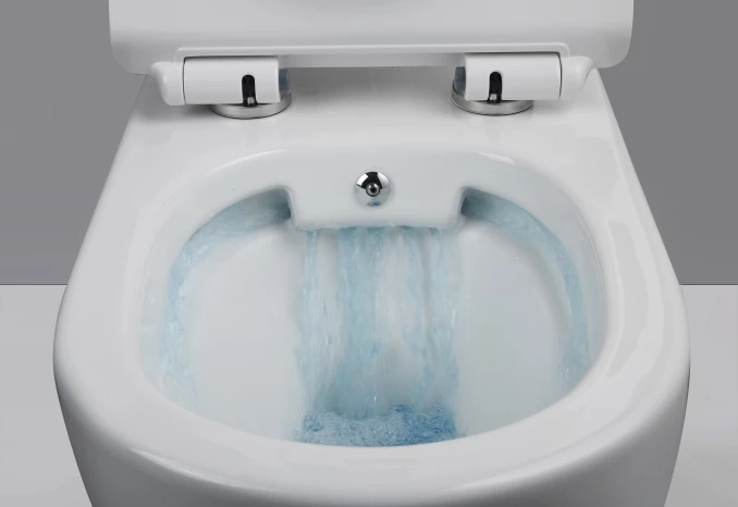 WC šolja konzolna OPTIMO rimless sa duroplast soft close WC daskom i bide funkcijom TH KSF003