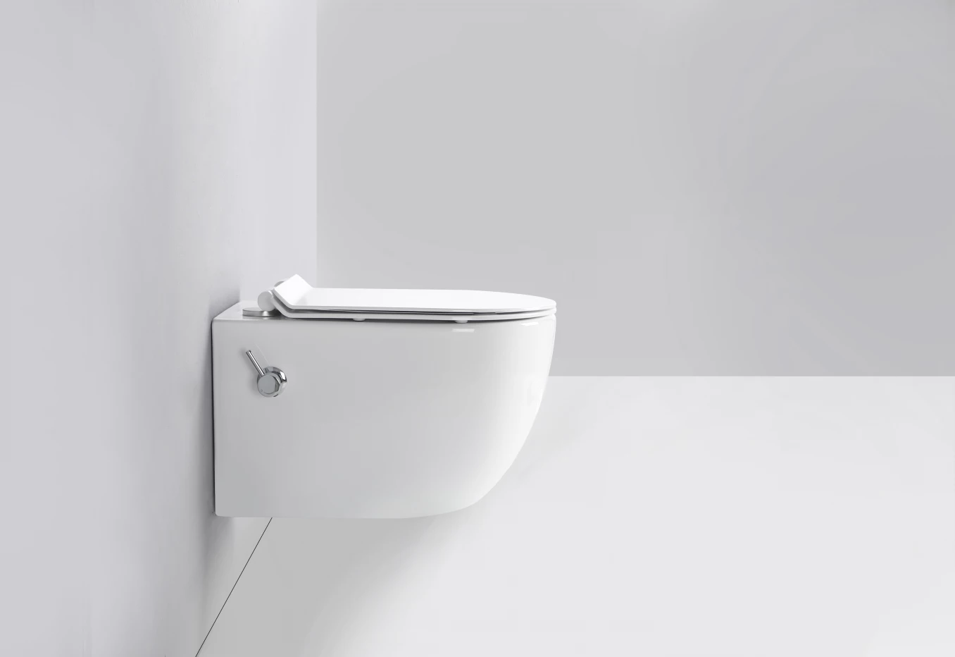 WC šolja konzolna OPTIMO rimless sa duroplast soft close WC daskom i bide funkcijom TH KSF003
