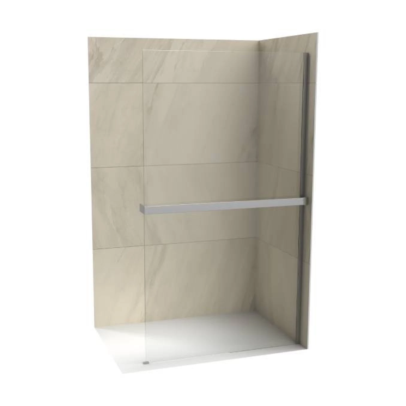 Paravan Walk-in 100x200 8mm COPEN MONTE SUPERIORE polica i držac hromi C-02-WIS100CR