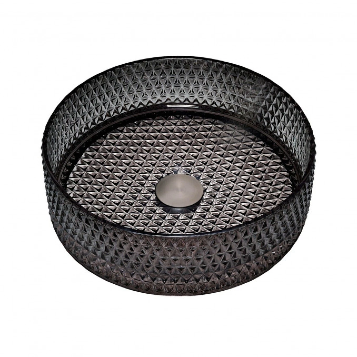 Lavabo nadgradni COPEN 400X125 stakleni crni C-15-002
