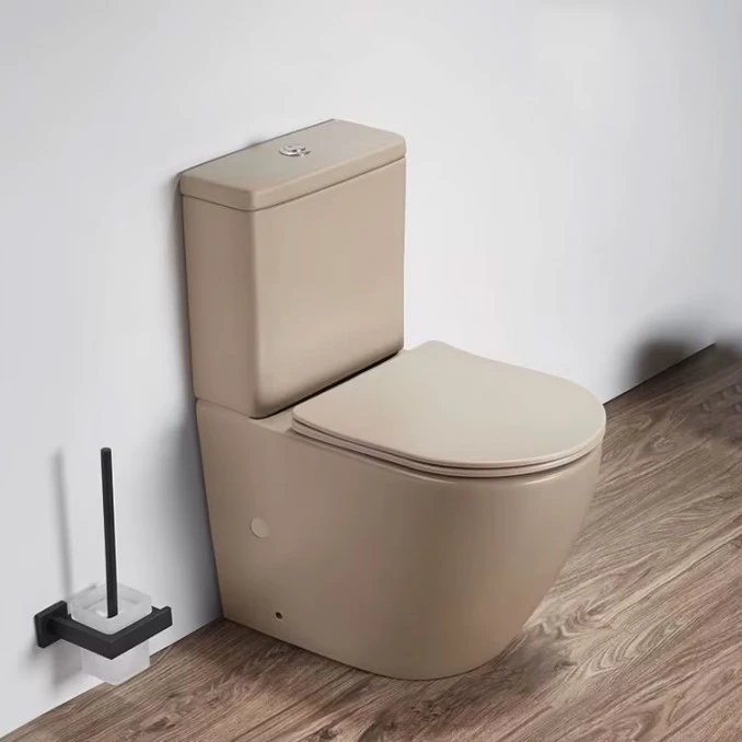 Monoblok PERLA rimless cappuccino sa duroplast soft close wc daskom vario (MBL200MC)