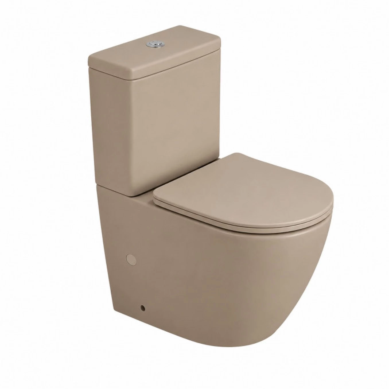 Monoblok PERLA rimless cappuccino sa duroplast soft close wc daskom vario (MBL200MC)