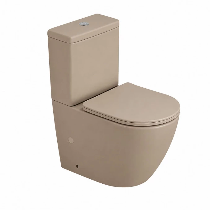 Monoblok PERLA rimless cappuccino sa duroplast soft close wc daskom vario (MBL200MC)