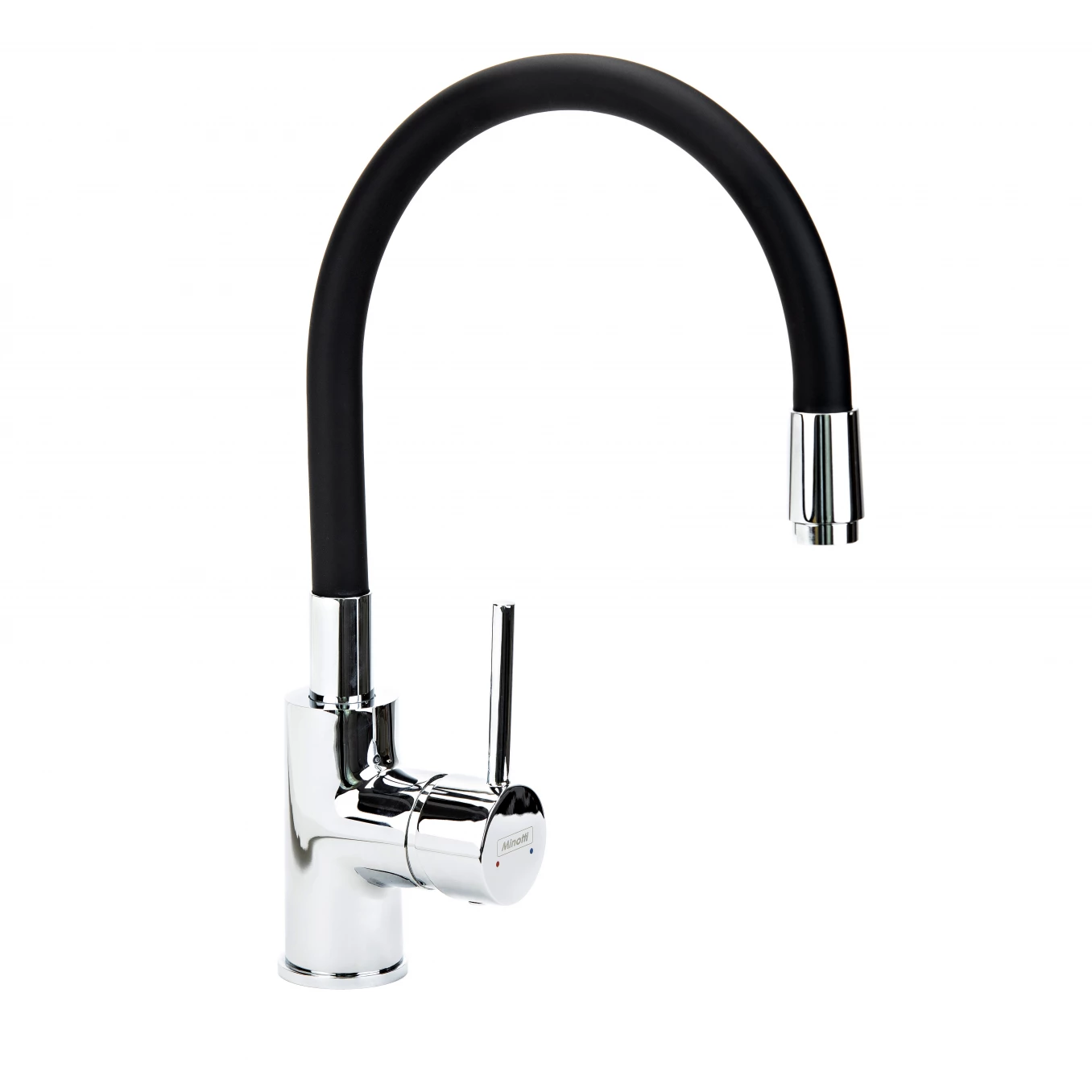 Baterija TUBO DARK ELEGANCE za sudoberu sa 2 cijevi gibljiva lula crna 6128B