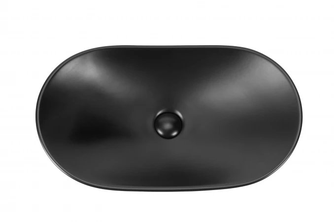 Lavabo nadgradni Minotti 7030CM CRNI MAT 615x360