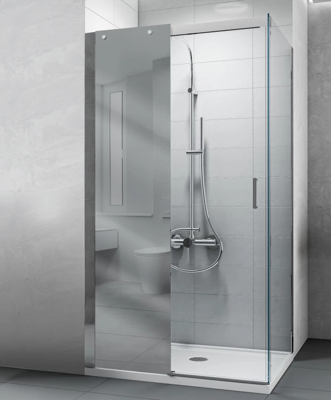 Tuš paravan 120x195 8mm COPEN TITAN easy slide sistem C-02-5120M (ogledalo)