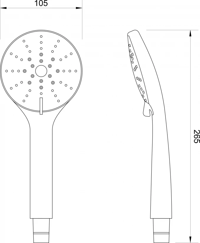 Tuš ručica CONCEPT sa 3 funkcije C-05-5203