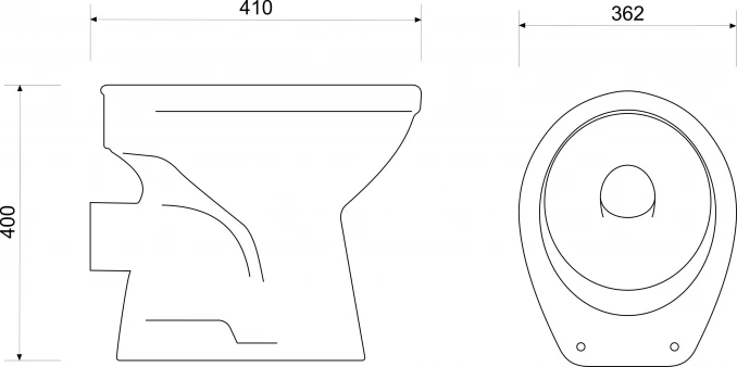 WC šolja baltik ECO ECO007
